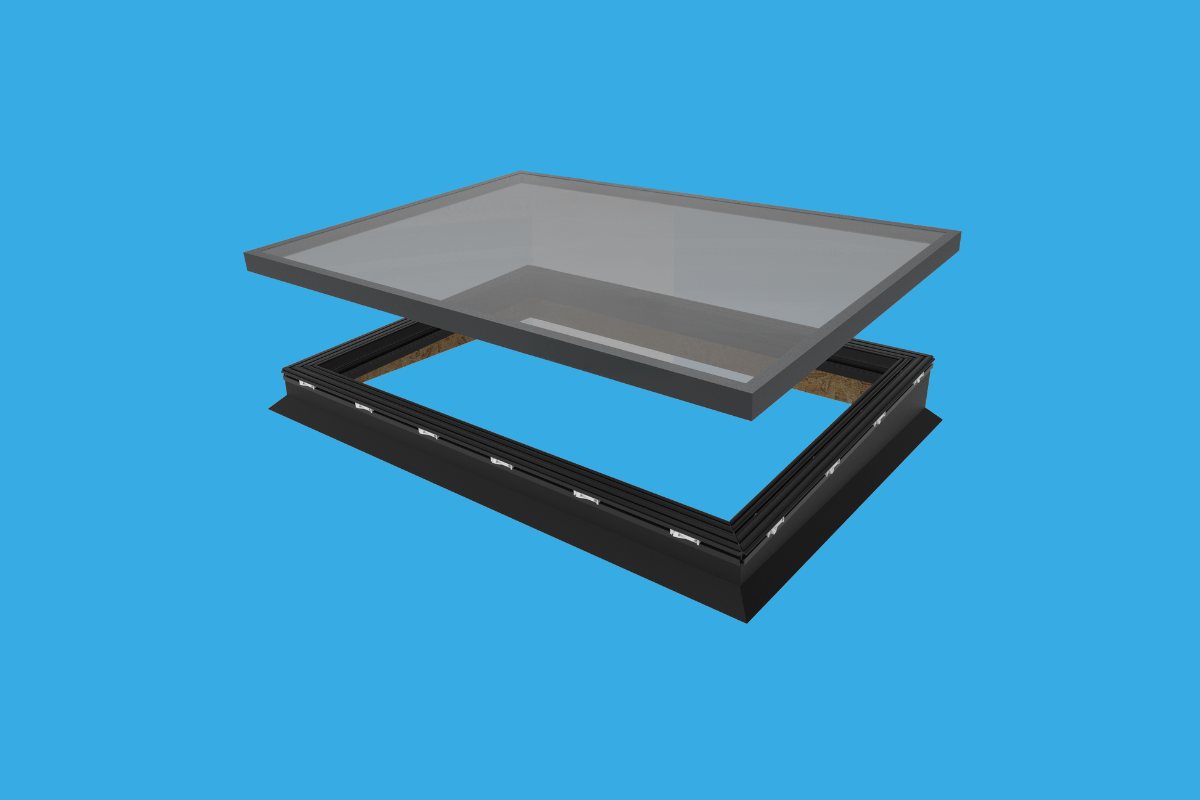 Stratus Flat Skylight 2-piece fitter-friendly installation